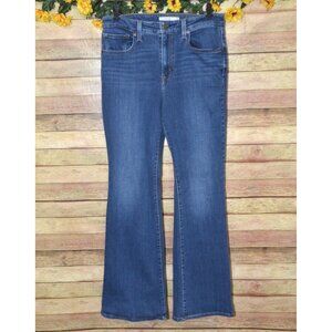 Levi's 726 Flare Jeans Size 31x32 Blue Denim High Rise Stretch Boot Cut Classic